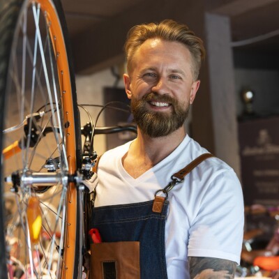 Commerçant vélociste