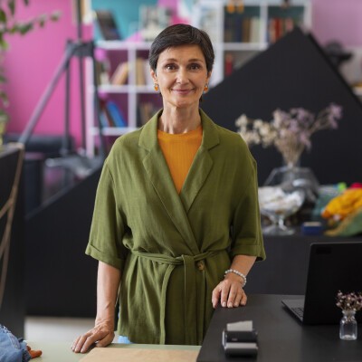 Couturière commerçante